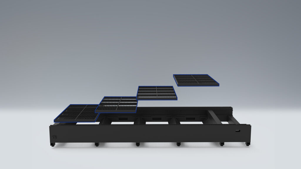 Magick MK-S modular scalable machine bed architecture for automated platform upgrades