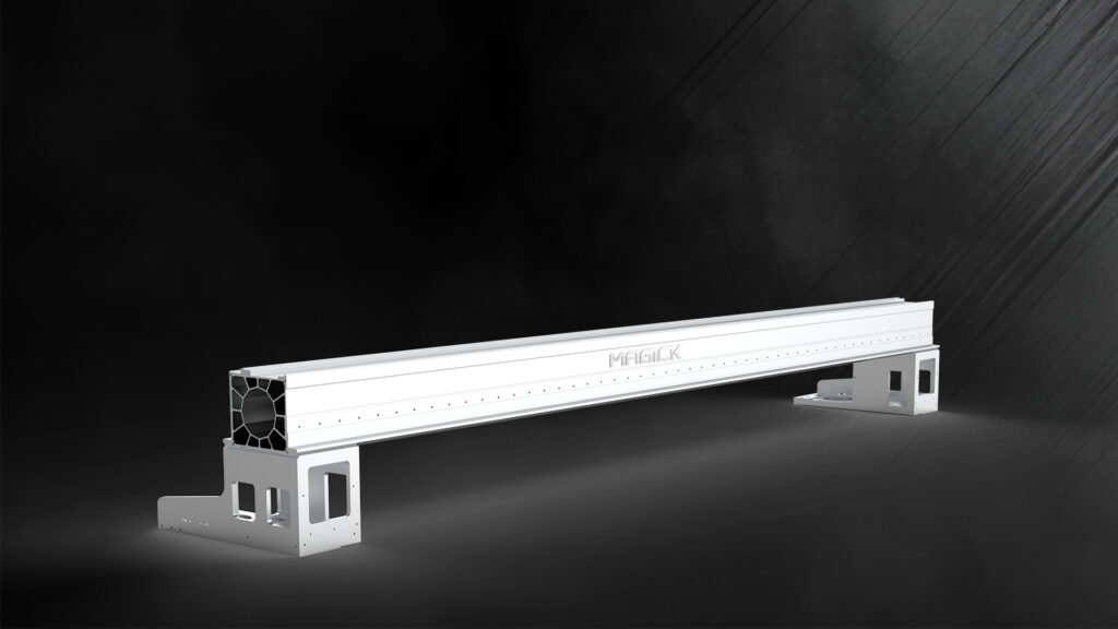 Magick MK-S high-rigidity gantry architecture engineered for up to 30KW laser power