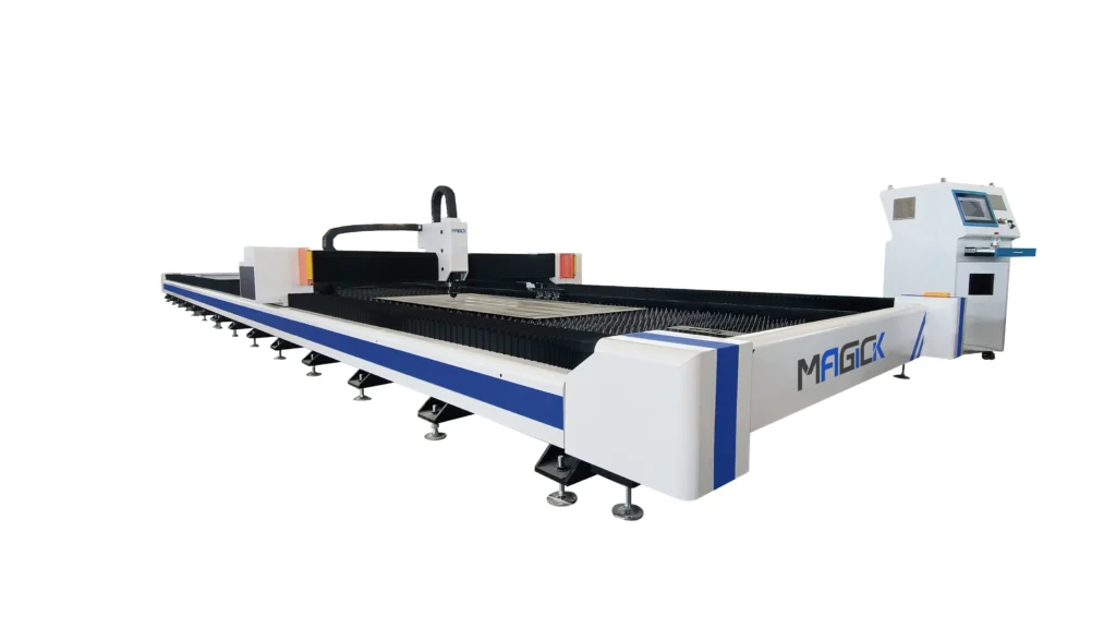 The MAGICK Gantry Laser Cutter: Featuring an adaptive high-rigidity beam that compensates forenvironmental shifts, guaranteeing +0.05mm/m precision even across ultra-long strokes.
