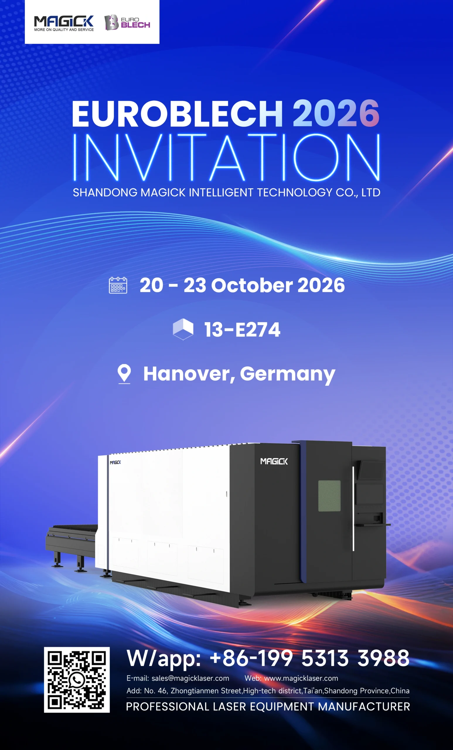 MAGICK EuroBLECH 2026 Exhibition Invitation