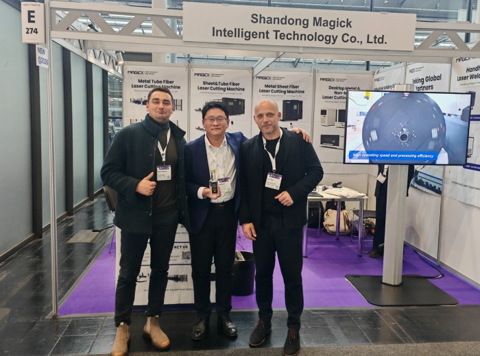 MAGICK connecting with customers at the EuroBLECH 2026 trade fair in Germany