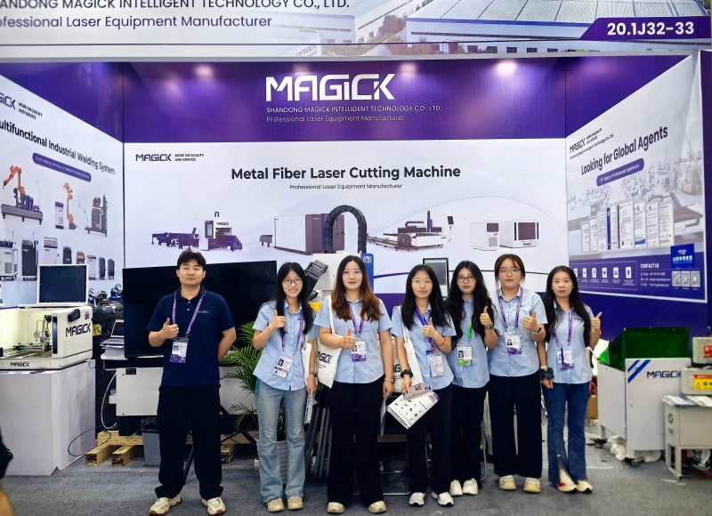 MAGICK team at the Canton Fair 2026 exhibition booth
